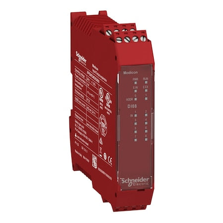 Schneider Electric XPSMCMDI0800 - Expansion module, Modicon MCM, 8 inputs, screw