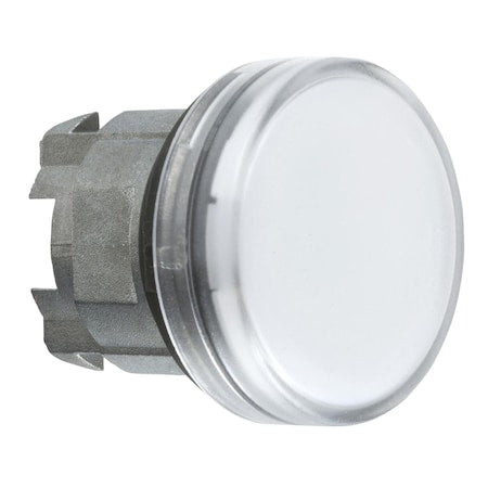 Schneider Electric ZB4BV01S - Head for pilot light, Harmony XB4, white, 22 mm grooved lens BA9s bulb