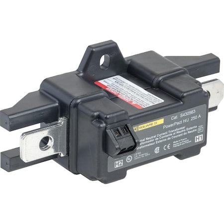 Square D S430563 - Circuit breaker accessory, Power Pac T J, Micro Logic, external neutral current transformer, ENCT, 250 A