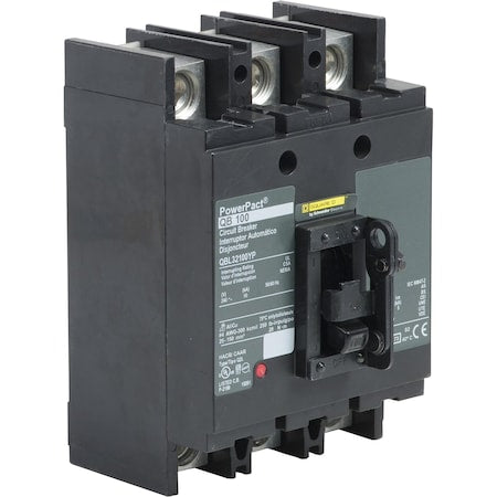 Square D QBL32100YP - Molded Case Circuit Breaker, POWERPACT Q Series, 100 A, 3 Pole, 240 V AC, 10k A at 240 V AC