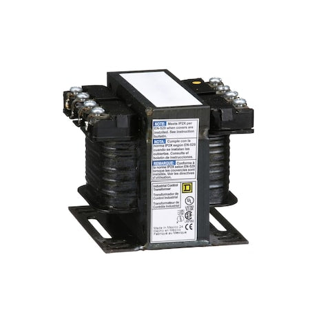 Square D 9070T100D5 - Control Transformer, 100 VA, Not Rated, 120 V, 600 V