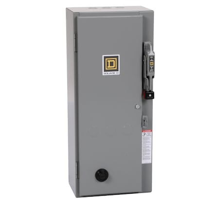 Square D 8538SBG12V02S - Motor Starter, Non-Reversing, No Auxiliary Contacts, 110 V-120 V AC, 3 P