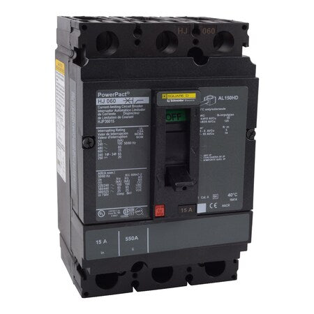 Square D HJP36110 - Molded Case Circuit Breaker, POWERPACT H Series, 110 A, 3 Pole, 600 V AC, 100k A at 240 VAC