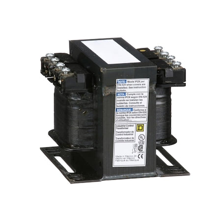 Square D 9070T200D15 - Control Transformer, 200 VA, Not Rated, 24/120 V, 240/480 V