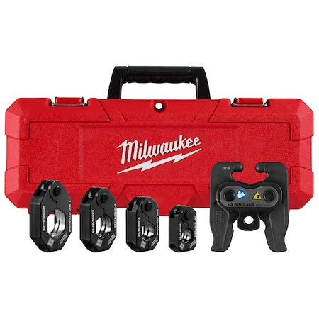 Milwaukee Tool 49-16-2490X - 1/2" - 1-1/4" CTS-V Pivoting Press Ring Kit for M12 FORCE LOGIC Press Tool