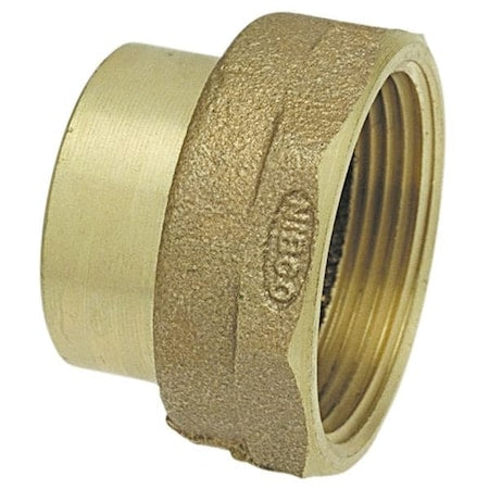 Nibco E026050 - Strt,Bronze,FTG11/2in,FNPT11/2in