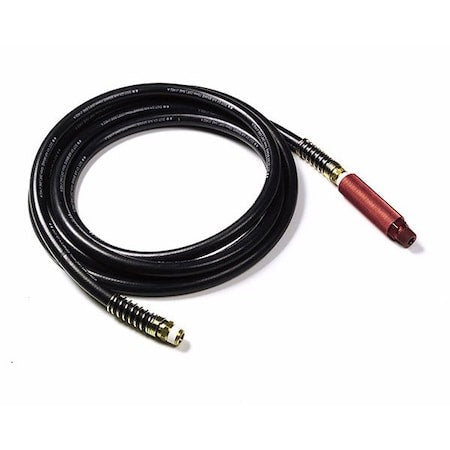 Grote 81-0115-GR - Rubber Air Hose 15 ft.,Black,Red Anodize