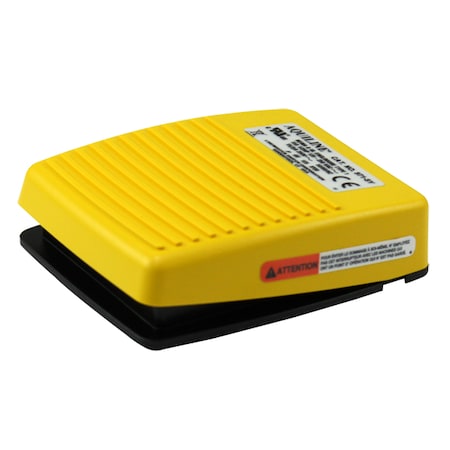 Linemaster 971-SY - Aquiline Polymeric Spdt Momentary Yellow