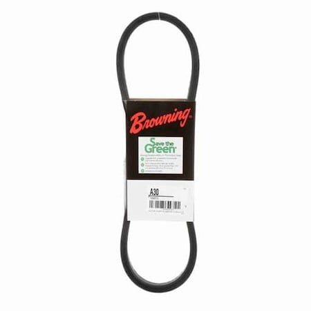 42W375 - V-Belt, Master Drive Classical, A30, A, 32.20 in, 1/2 in Top Width