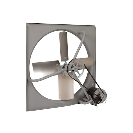 Tpi CE-30B-3 - Commercial Exhaust Fan, 30", Belt-Drive, 230/460 V, 1/3 HP, 3-Ph, Gray