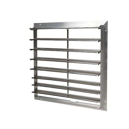 Tpi CES-30 - Commercial Exhaust Shutter, Air-Open/Gravity-Close, For 30" CE Fan