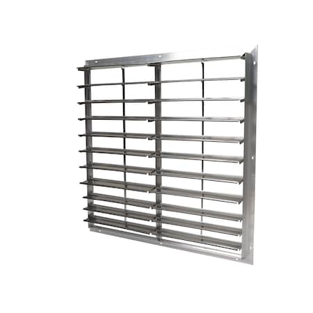Tpi CES-42 - Commercial Exhaust Shutter, Air-Open/Gravity-Close, For 42" CE Fan