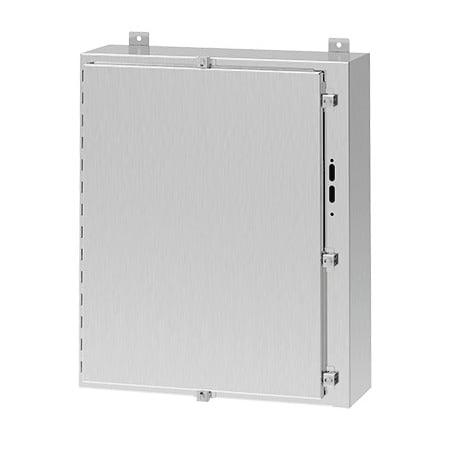 Nvent Hoffman A48HS3712SSLP - Clamps Electrical Enclosures, 48 in H, 12 in D, 37.38 in W, NEMA 4 X, 304 Stainless Steel