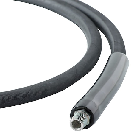 Bva Hydraulics CS3814M - HOSE HYD RUBBER 1/4"ID 6 FT 3/8"-18 NPTF X CH38 M,10000 PSI