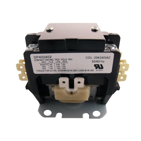 Supco DP402402 - Contactor,40 A,240 V,2 Pole