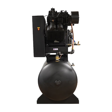 Emax EP25H120V3 - EP 25 HP Horizontal 120 Gallon Air Compressor, 3 Phase