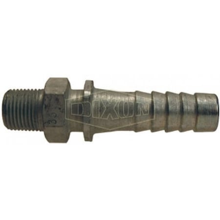 Dixon 3518 - Quick Connect Male Nipple, 3500 Series, Steel, 1 in Hose ID x 1 in NPT Male