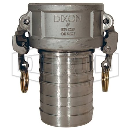 Dixon RC200EZCR - EZ Cam and Groove,Coupler x Hose,2",SS