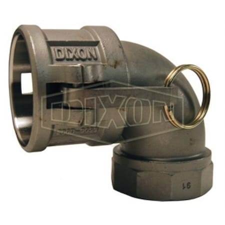 Dixon 200D-90SS - Cam/Groove 90 Elbow Coupler,FNPT 2",SS