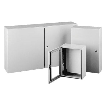 Nvent Hoffman CSD603616LG - 3 Point Latch Electrical Enclosures, 60 in H, 16 in D, 36 in W, NEMA 4, 12, Steel