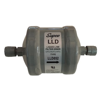 Supco LLD052 - Liquid Line Dryer,1/4" SAE,5"cu.