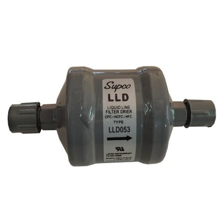Supco LLD053 - Liquid Line Dryer,3/8" SAE,5"cu.