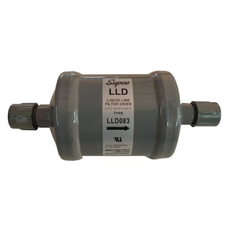 Supco LLD083 - Liquid Line Dryer,3/8" SAE,8"cu.