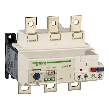 Schneider Electric LR9D67 - Thermal Overload Relay, 1 NC/1 NO, 100 A Max current, 690 V AC