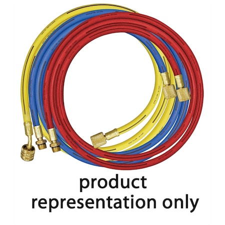 Mastercool 84722 - Hose,72",Yellow,Quick Seal