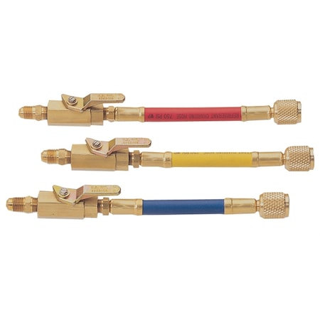 Mastercool 90262 - Straight and Manual Shut-Off Valve Set
