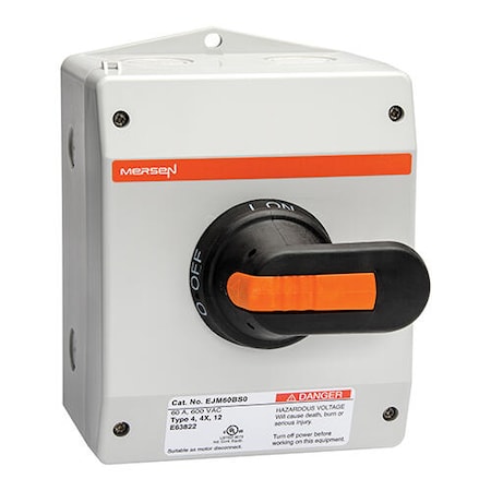 Mersen EJM60BS0 - Disconnect Switch,119.375 mm W