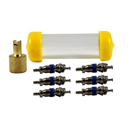Supco SF3805 - Valve Cores,6,w/Wrench