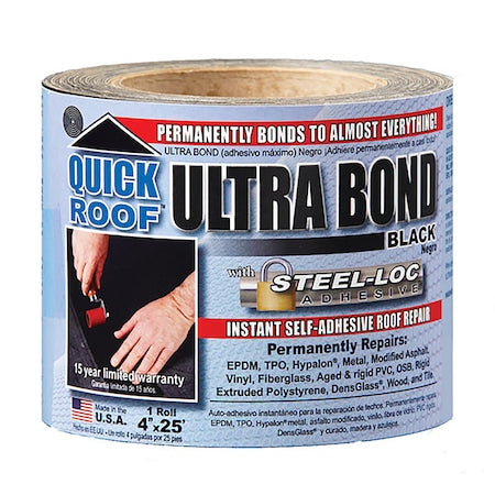 Cofair UBB425 - Quick Roof Ultra Bond, Black,4"X25'