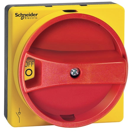 Schneider Electric VLSH1S5R - Rotary Handle,Red/Yellow,NEMA1/12/3 R/4/4 X