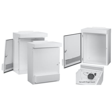Nvent Hoffman WF3LP - 1/4 Turn Latch Electrical Enclosures, 29 in H, 12 in D, 24 in W, 3 R, Steel