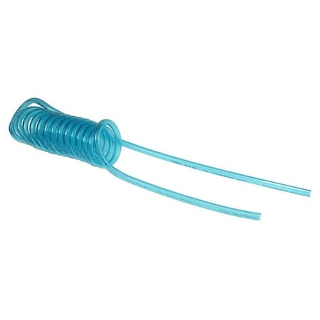 Coilhose Pneumatics PUE38-20W1-T - Flexeel Coil 3/8" ID x 20' Transparent Blue