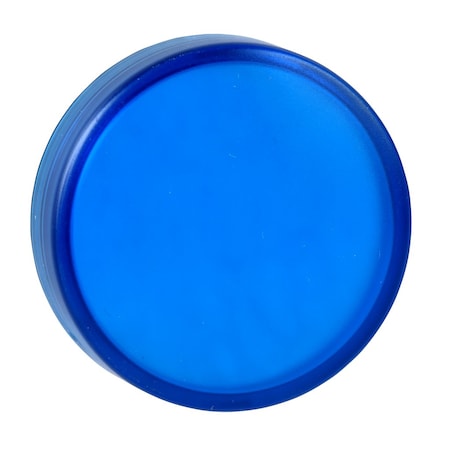 Schneider Electric ZBV0163 - Head for pilot light, Harmony XB4, Harmony XB5, blue, 22mm, universal LED, plain lens, unmarked