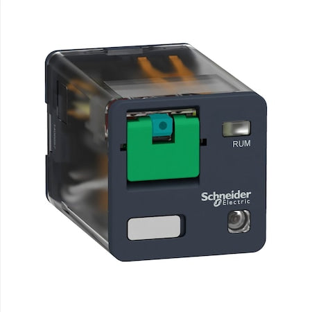 Schneider Electric RUMC22BD - Universal plug-in relay - Zelio RUM - 2, 24 V DC Coil Volts, 2 C/O