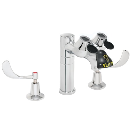 Speakman SEF-1801 - Eyewash/Faucet Combination, Faucet Mount, Counter Mounted, 8.0 H., 16.0 W