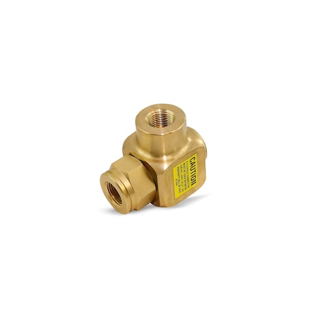 Coxreels 433-FG - Swivel,90 Deg.,Brass,3/8 in FNPT Inlet