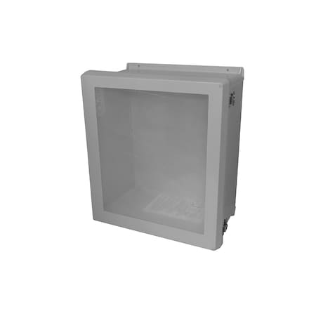 Vynckier VJB806NHWLL1 - Twist Latch Electrical Enclosures, 9.32 in H, 4.92 in D, 7.32 in W, NEMA 4 X, Fiberglass