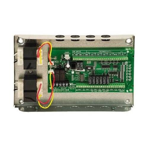 Taco ZVC404-EXP 4-Zone Valve Control Matrix multi-zone hydronic system layout controller.
