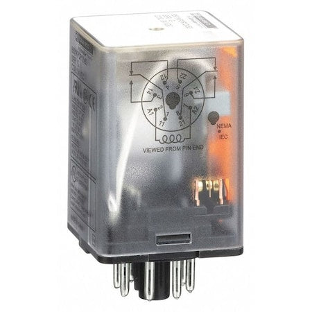 Schneider Electric 8501KPDR12V53 - Socket, General Purpose Relay, Octal, 10 A, 8 Pins, Pin