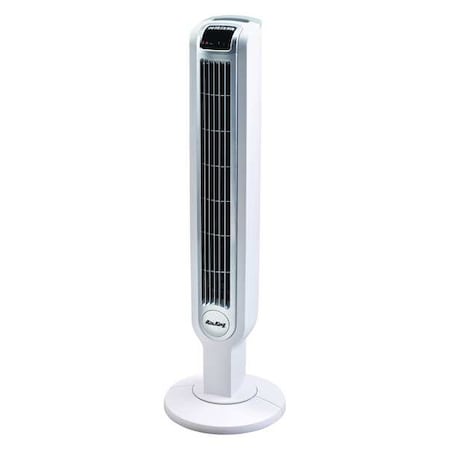 Air King 9210 - 3-1/2" Blade Dia Tower Fan, Oscillating, 3 Speeds, 120 VAC, Remote Control