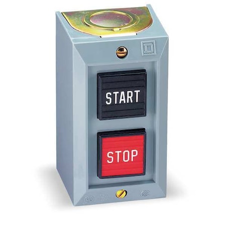 Square D 9001BG203 - Push Bttn Cntrl Statn,1 NO/1 NC,Mshrm Head