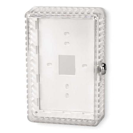 N/A 2E999 - Universal Thermostat Guard, Off-White, Plastic