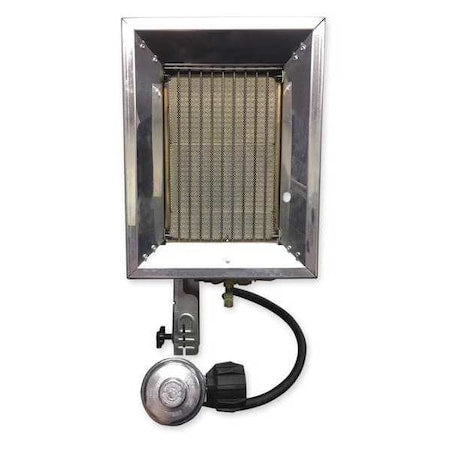 Detroit Radiant P-16T - Portable Gas Tank-Top Heater, LP, Manual Pilot, 10 1/6 in Wx 4 1/2 in L
