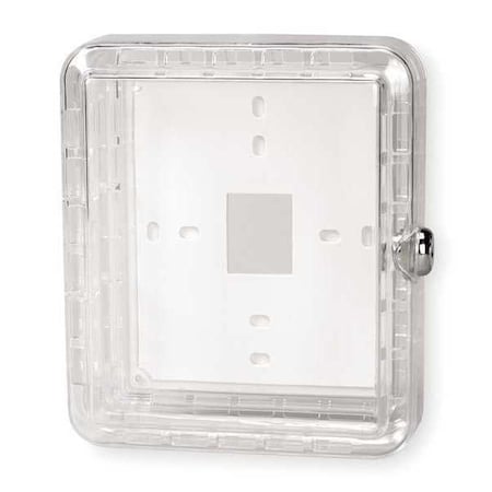 N/A 2E430 - Universal Thermostat Guard, Off-White, Plastic