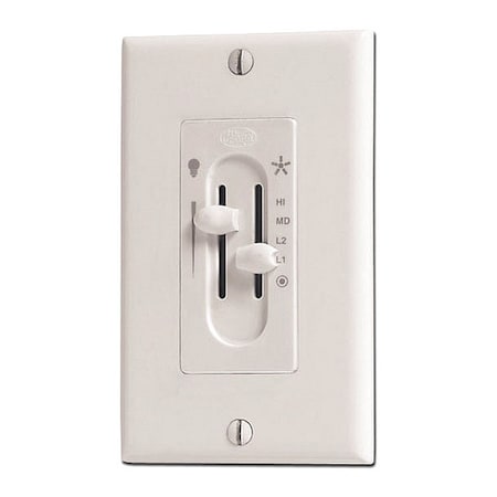 Hunter 27182 - Speed Control,White,Plastic,Dual Slide