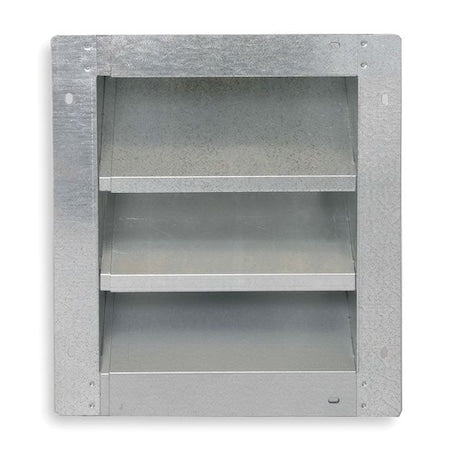 Dayton 2FTV2 - Louver,Adj w/ 28 to 46 In,Galv Steel